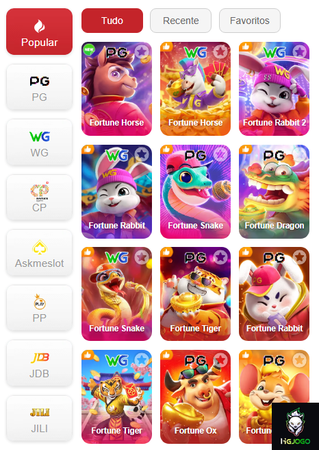 Experiência de Jogos hgjogo.com